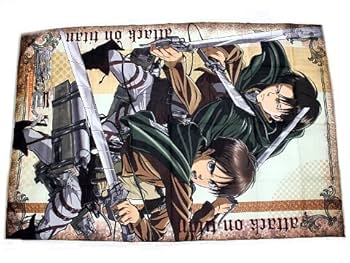 進撃の巨人 リヴァイ セブンイレブン 額入り アート 進撃の巨人 リヴァイ 等身大タペストリー タペストリー